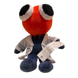 Rainbow Friends Red Scientist Plush Roblox 8" Red White New Roy & Charcle LLC